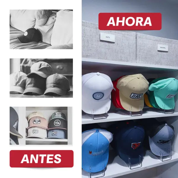 COMBO x2 ORGANIZADORES DE GORRAS ACRÍLICOS