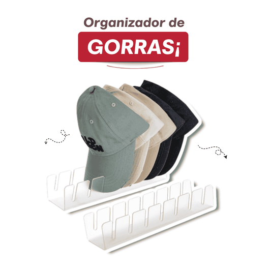 ORGANIZADOR DE GORRAS X 2 UNIDADES 🧢🧢